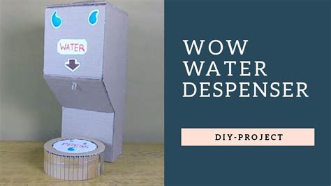 How To Make Water🤩 Dispenser Machine From Cardboard Diy ️ ️ Youtube