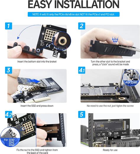 Ampcom M Nvme Ssd To Pcie Adapter Card Herts Computer Care