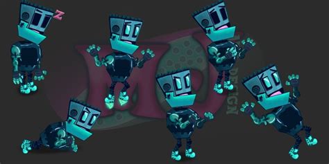 2D Game Robot Character by MarwaMJ | Codester