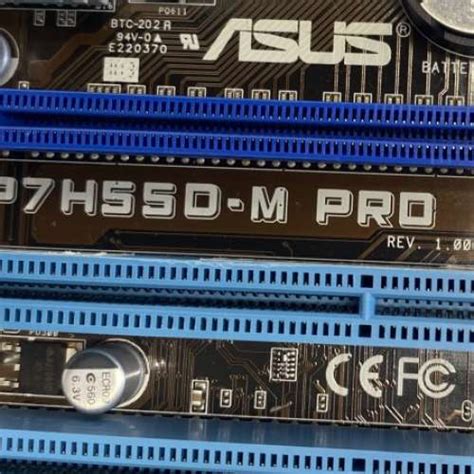 ASUS P7H55D-M PRO Socket 1156 Micro ATX Intel Motherboard + 背板 - 二手或全新 ...