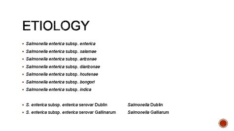 Pullorum Disease Fowl Typhoid Salmonella Enterica Subsp Enterica