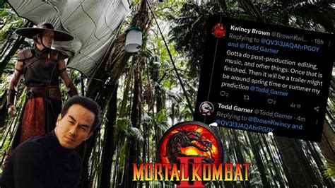 Mortal Kombat 2 Todd Garner Reveals Trailer Release Time Look At