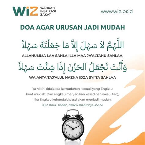 Doa Agar Urusan Jadi Mudah Wahdah Inspirasi Zakat