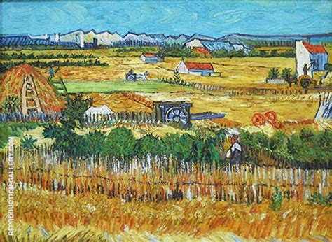 The Harvest La Crau 1888 By Vincent Van Gogh Oil Painting Reproduction