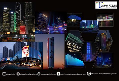 light led building cahayapixeled