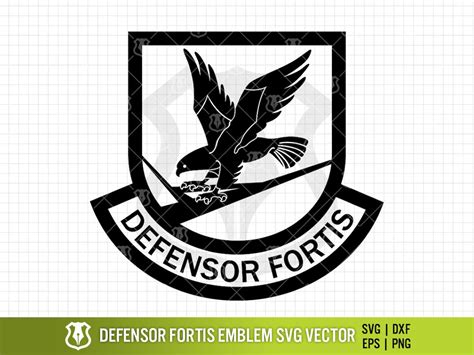 Defensor Fortis Air Force Security Forces Logo Digital Vector Eps