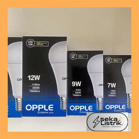 Jual Lampu Led Opple Hemat Listrik Bulb W W W W W Opple