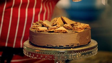 Chocolate And Cardamom Mousse Cake With Homemade Honeycomb Honeycomb