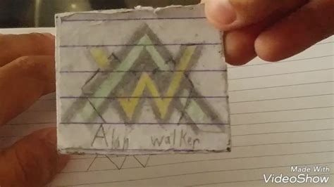 How To Draw Alan Walker S Logo Youtube