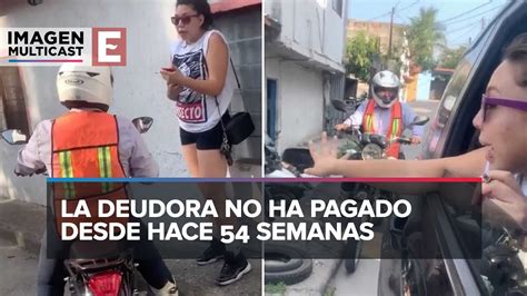 Cobrador En Moto Persigue A Mujer Por Atrasarse En El Pago De Una