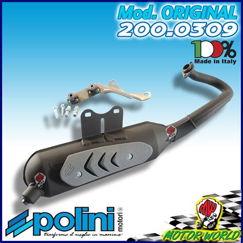 200 0309 MARMITTA POLINI ORIGINAL PIAGGIO VESPA 50 2T SPRINT EBay