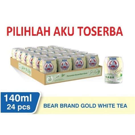 Jual Susu Beruang Bear Brand Gold White Tea Ml Karton Isi