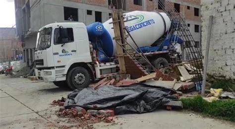 Huaraz Obrero Pierde La Vida Tras Ser Aplastado Por Una Pared Latina