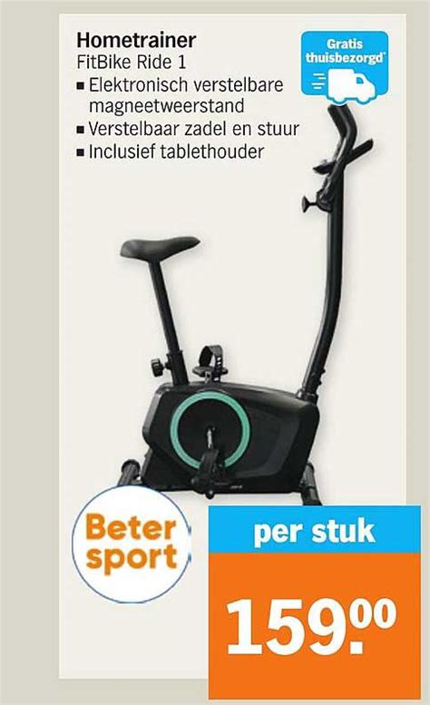 Hometrainer Fitbike Ride Aanbieding Bij Albert Heijn Folders Nl