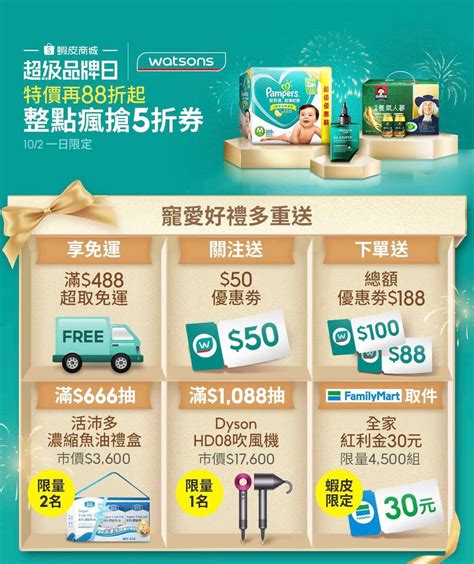屈臣氏一日特價再88折 ️滿488免運再送優惠券🔥 整點還有5折券小資們省錢趁今天😍 個人看板板 Dcard