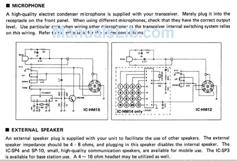 Icom Mic Wiring Mic Pinout Wiring Diagram