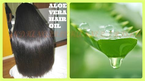 How To Get Long Soft Shiny Thick Hair Home Made Aloe Vera Hair Oil