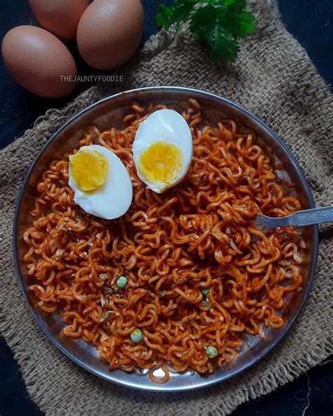 Korean Spicy Ramen. Food Photography. Eggs. Food Styling.Spicy. Ramen ...