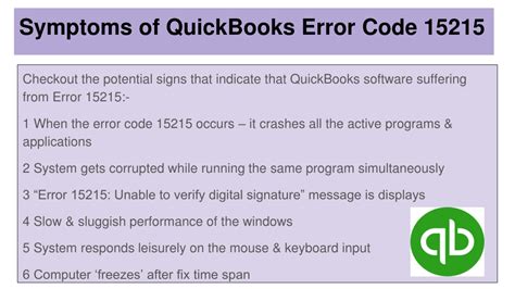 PPT How To Fix QuickBooks Error Code 15215 PowerPoint Presentation