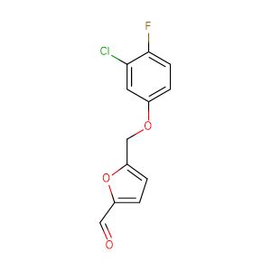 Chloro Fluoro Phenoxymethyl Furan Carbaldehyde Cas No