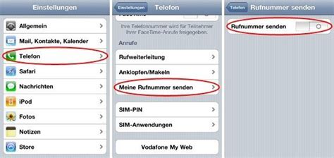 Eigene Rufnummer Auf Dem Iphone Unterdr Cken