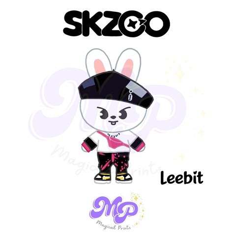 Skzoo Maniac Stray Kids Digital Stickers Png Files Etsy