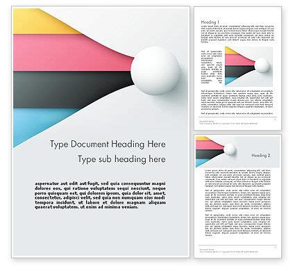 clean  modern company  word template