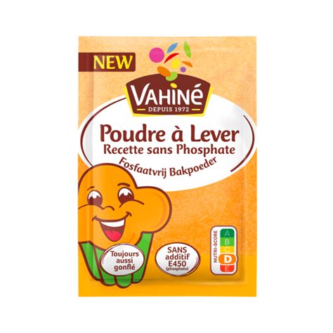 Vahiné une poudre à lever sans additif et sans gluten