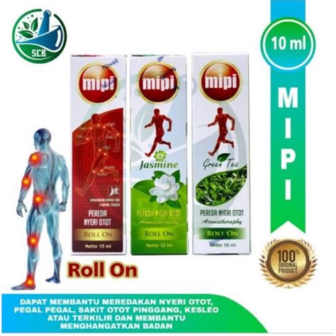 Jual Mipi Roll On Nyeri Sendi Masuk Angin Pegal Pegal Minyak Pijat