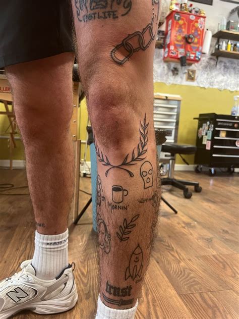 Tattoo Bein Mann Leg Tattoos Small Simple Leg Tattoos Tattoos