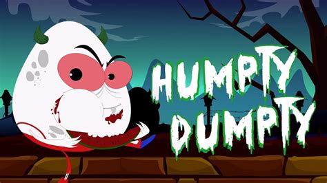 Humpty Dumpty นั่งอยู่บนผนัง เพลงฮาโลวีน บทกวีสำหรับเด็ก Scary