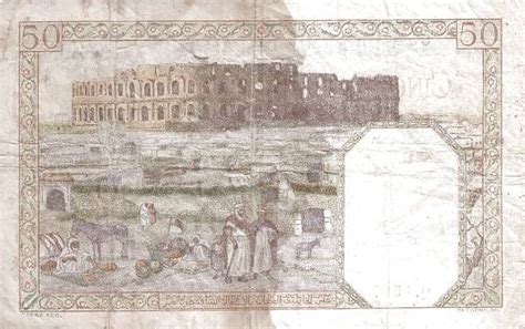 Billete Francs Argelia Foronum