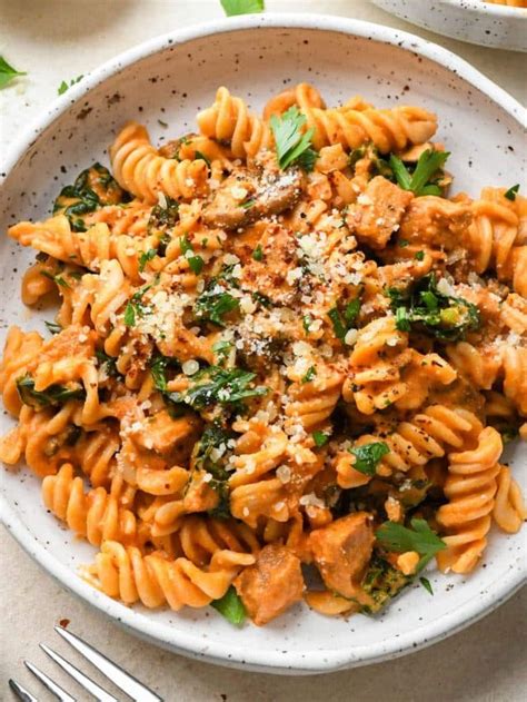 Creamy Tomato Sausage Pasta Recipe Story Nyssas Kitchen