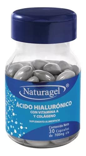 Suplemento em cápsulas Ácido Hialurônico Naturagel Ácido Hialurônico