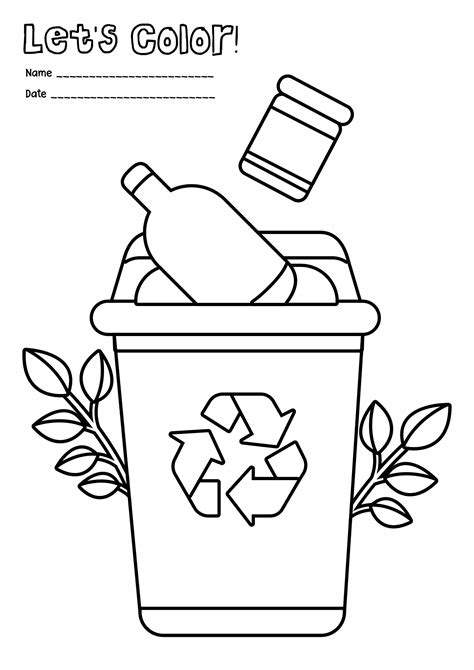 Coloring Pages For Recycle Reduce Reuse Recycleearth Coloring Porn Sex Picture