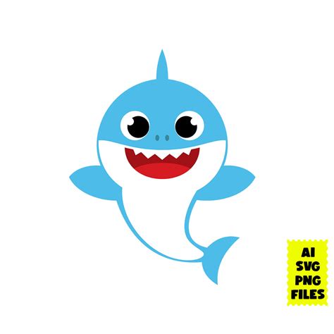 Baby Shark Blue Svg, Baby Shark Svg, Shark Svg, Baby Boy Svg - Inspire ...