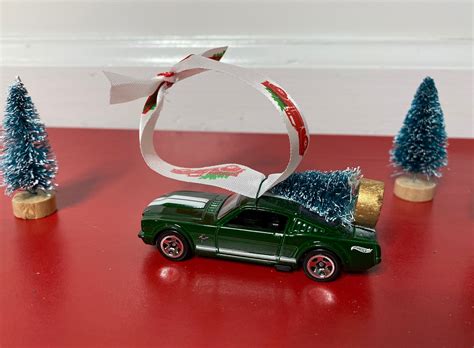 Custom Ford Mustang Fastback Hot Wheels Christmas Tree Etsy