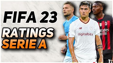 Fifa Scopriamo I Ratings Dei Migliori Giocatori Della Serie A Youtube