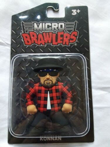 Konnan Pro Wrestling Crate Wwe Micro Brawlers Figure Aew Wwf Tna