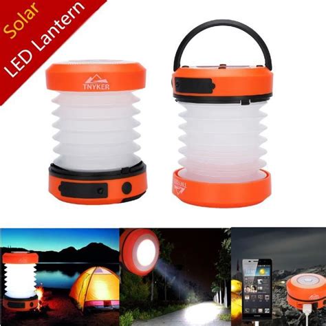 Led Lampe Lanterne De Camping Solaire Clairage De Secours Pliable