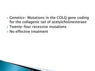 Congenital Myasthenic Syndrome Ppt