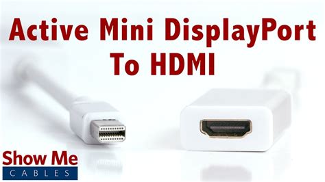 4k Ultra Hd Active Mini Displayport To Hdmi Adapter Makes Video Easy