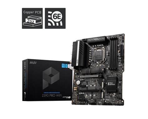 MSI Motherboard Z590 PRO WIFI 11th GEN