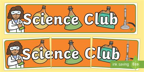 Science Club Display Banner Science Club Display Banner