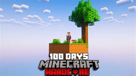 100 Days Of Skyblock Infinite In Minecraft Hardcore Minecraft Videos