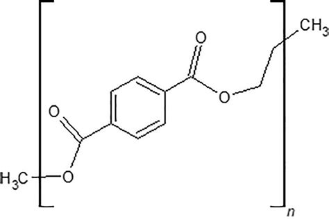 Chemical structure drawing of PET. | Download Scientific Diagram