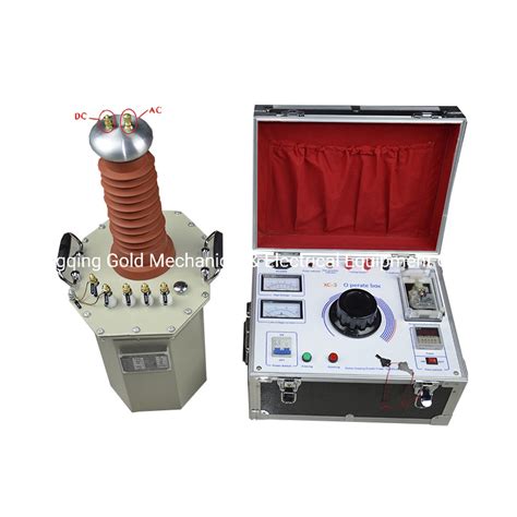 Ac Kv Dc Kv High Voltage Tester Oil Immersed Test Transformer Ac Dc