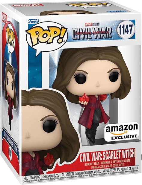 Funko POP Marvel Civil War Bouw een scène Scarlet Witch Exclusief