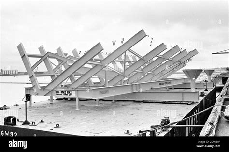 The Cradle That Will Be Used To Raise The Mary Rose Portsmouth 1982