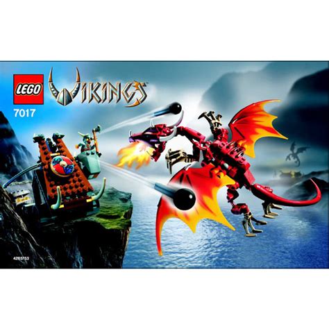 LEGO Viking Catapult versus the Nidhogg Dragon Set 7017 Instructions | Brick Owl - LEGO Marketplace